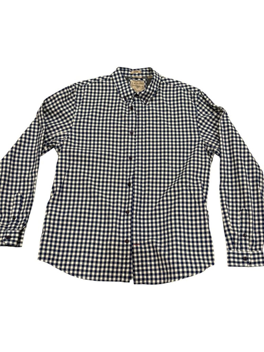 GUESS Men's Dillon Shirt - Navy/White - Slim Fit